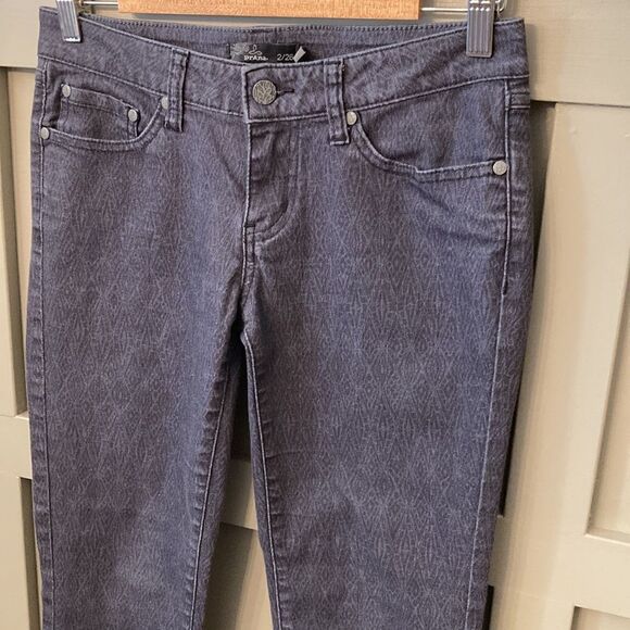 PRANA Kara Jeans Organic Cotton Stretch Denim Low Rise Slim Fit Size 2 / 26 - Picture 4 of 8